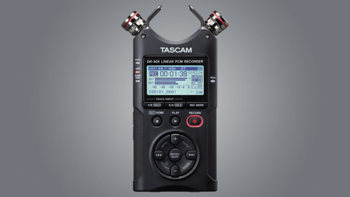 Recording Device: TASCAM DR-40X 4 CH Linear PCM Recorder