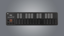 Load image into Gallery viewer, MIDI Controller: KORG NanoKEY2 Controller Keyboard - BLACK